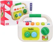 Zabawki interaktywne dla dzieci - Wielofunkcyjne Radio z Dźwiękami dla Najmłodszych - miniaturka - grafika 1