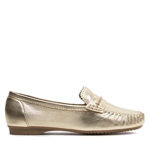 Mokasyny Marco Tozzi 2-24225-42 Złoty - Mokasyny damskie - miniaturka - grafika 1
