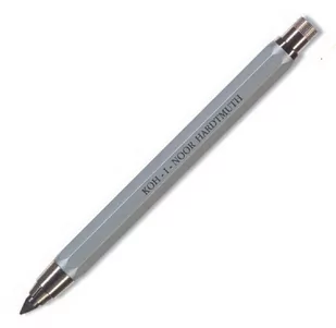 Koh-I-Noor 5340 ołówek automatyczny z wbudowaną temperówką, średnica wkładu: 5,6 mm, kolor: srebrny GKAC5340SV - Ołówki - miniaturka - grafika 1