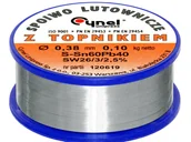 Akcesoria do lutowania - Cyna Z Topnikiem Spoiwo Lutownicze 100g 0,38mm 60% - miniaturka - grafika 1