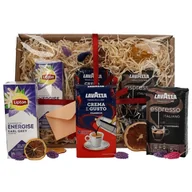 Herbata - Zestaw prezentowy - kawy mielone Lavazza i herbata Lipton Earl Grey - miniaturka - grafika 1
