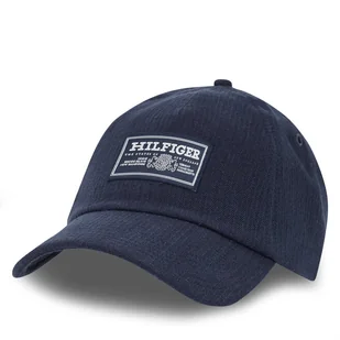 Czapka z daszkiem Tommy Hilfiger AM0AM12890 Granatowy - Czapki męskie - miniaturka - grafika 1
