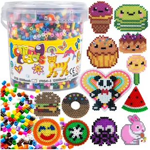 Koraliki Do Prasowania Iron Beads 8000 Szt Zestaw W Wiaderku Prasowanka - Prace ręczne dla dzieci Koraliki Do Prasowania Iron Beads 8000 Szt Zestaw W Wiaderku Prasowanka - Prace ręczne dla dzieci - miniaturka - grafika 1