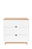 Komody dla dzieci - Komoda biała Nomi (3szuflady) - miniaturka - grafika 1