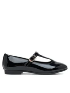 Buty dla dziewczynek - Tommy Hilfiger Półbuty Ballerina T3A3-34000-0774 S Czarny - miniaturka - grafika 1