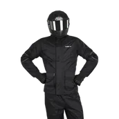 Odzież motocyklowa - Kurtka przeciwdeszczowa Bering Maniwata Czarny4XL - miniaturka - grafika 1