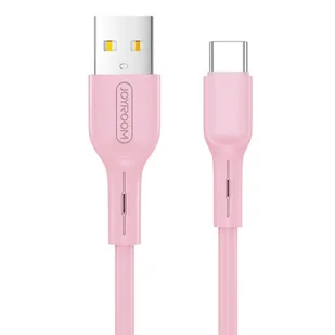 Kabel USB Joyroom USB-A - microUSB 1 m Różowy - Kable USB - miniaturka - grafika 1