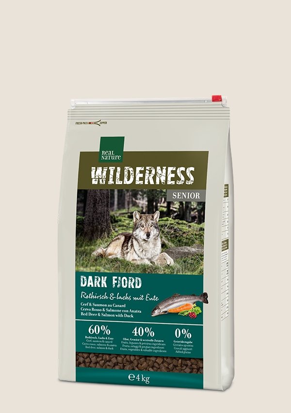 REAL NATURE WILDERNESS Senior Dark Fjord jeleń, łosoś i kaczka 12 kg