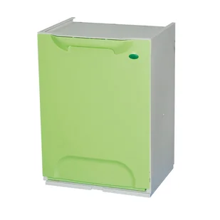 Artplast Plastikowy kosz na śmieci segregowane, czerwony, 1x 14 l R34/1R - Kosze biurowe - miniaturka - grafika 3