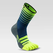 Skarpetki i podkolanówki sportowe - Skarpety UYN MAN RUNNER''S FIVE SOCKS Blue/Yellow Fluo - miniaturka - grafika 1