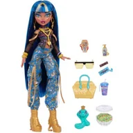 Lalki dla dziewczynek - Lalka MONSTER HIGH Cleo De Nile JHK32 - miniaturka - grafika 1