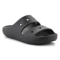 Buty dla dziewczynek - Klapki Crocs Classic Sandal v2 K 209421-001 czarne - miniaturka - grafika 1
