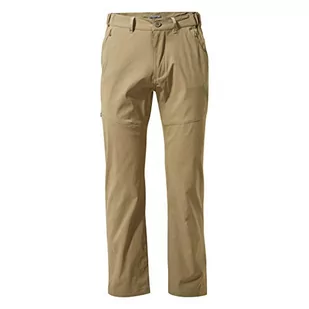 Craghoppers Męskie spodnie Kiwi Pro, brązowe (Pebble), 38" - Spodnie męskie - miniaturka - grafika 1