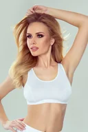Koszulki i topy damskie - Top damski z wycięciem na plecach Sofia Eldar biały  XL - miniaturka - grafika 1
