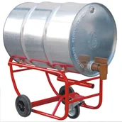 Beczki - Wózek do beczek + stojak na beczki 200L - miniaturka - grafika 1