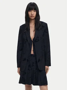 Desigual Marynarka Flockarty 25WWEW19 Czarny Regular Fit - Marynarki i żakiety damskie - miniaturka - grafika 1