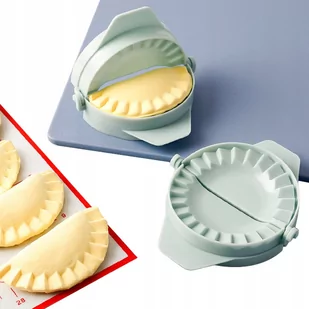 MASZYNKA do lepienia PIEROGÓW 2w1 KÓŁKA Pierożnica WYCINARKA ABS - Formy do ciast - miniaturka - grafika 1