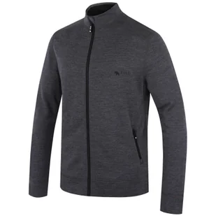 Męska bluza Zulu Merino Collar 230 Rozmiar: XXL / Kolor: szary - Bluzy sportowe męskie - miniaturka - grafika 1