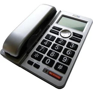 Dartel Telefon przewodowy LJ-240 SILVER - Telefony stacjonarne - miniaturka - grafika 1