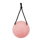 Rollery do masażu - Glov Konjac Facial Sponge gąbka do oczyszczania suchej i wrażliwej skóry twarzy Pink - miniaturka - grafika 1