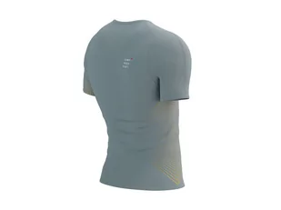 COMPRESSPORT Koszulka biegowa PERFORMANCE SS T-SHIRT alloy/citrus - Koszulki sportowe męskie - miniaturka - grafika 2
