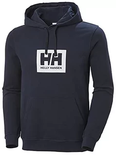 Bluzy męskie - Helly Hansen Helly-Hansen Męska bluza z kapturem Hh Box, granatowy, XL 53289 - grafika 1