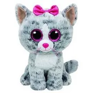 Maskotki i pluszaki - Ty Beanie Boos Kiki szary kotek 24 cm) - miniaturka - grafika 1