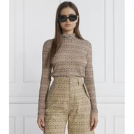 Bluzki damskie - Patrizia Pepe Bluzka | Slim Fit - miniaturka - grafika 1