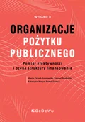 Ekonomia - Organizacje pożytku publicznego. Pomiar efektywności i o cena struktury finansowania - miniaturka - grafika 1