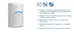 Bosch Dualna czujka ruchu PIR+MW ISC-CDL1-WA15GE ISC-CDL1-WA15GE - Alarmy - miniaturka - grafika 1