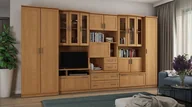 Meble do sypialni - Meblościanka szafka RTV meble pokojowe do salonu - miniaturka - grafika 1
