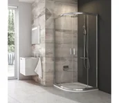 Kabiny prysznicowe - Ravak 3B270C00Z1B-Kabina prysznicowa czteroczęściowa półokrągła BLIX 90x90cm chrom błyszczący - miniaturka - grafika 1