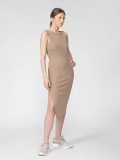 Sukienki - Sukienka ołówkowa midi damska - 4F - grafika 1