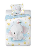 Pościel dla dzieci - Faro Pościel 100x135 do łóżeczka słonik PRZYTULAKI 002_20220219163740 - miniaturka - grafika 1