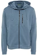Bluzy męskie - camel active Męska bluza z kapturem 409401/1W03, Stone Blue, XL, Stone Blue, XL - miniaturka - grafika 1