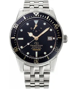 Zegarek ZEGAREK MĘSKI ORIENT STAR RE-AU0702B00B DIVER AUTOMAT TYTANOWY  - Zegarki męskie - miniaturka - grafika 1