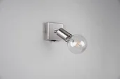 Lampy ścienne - RL VANNES Nikiel mat E27 Kinkiet regulowany z włącznikiem RL R80181707 R80181707 - miniaturka - grafika 1