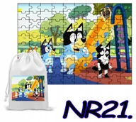 Puzzle - PUZZLE 24 EL. UKŁADANKA PREZENT NIEBIESKI PIESEK + WORECZEK Z NADRUKIEM - miniaturka - grafika 1