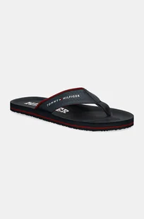 Tommy Hilfiger japonki COMFORT HILFIGER BEACH SANDAL męskie kolor granatowy FM0FM05235 - Klapki i japonki męskie - miniaturka - grafika 1