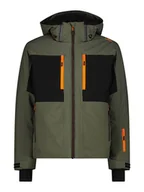 Kurtki narciarskie - CMP Kurtka narciarska w kolorze oliwkowo-czarnym - miniaturka - grafika 1