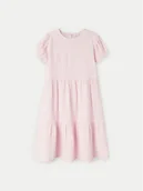 Sukienki i spódniczki dla dziewczynek - NAME IT Sukienka letnia 13240414 Różowy Regular Fit - miniaturka - grafika 1