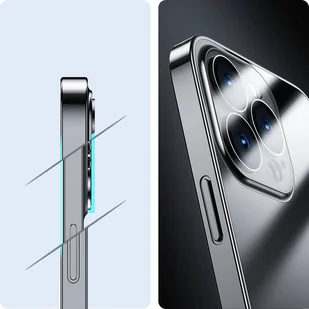Joyroom 14Q Case etui do iPhone 14 Pro obudowa pokrowiec z metaliczną ramką czarny (JR-14Q2-black) - Etui i futerały do telefonów - miniaturka - grafika 7