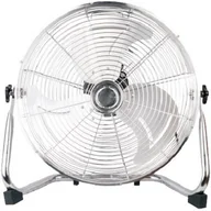 Wentylatory - Volteno Wentylator podłogowy (cyrkulator) 40cm (65W) METALOWY chrom - miniaturka - grafika 1