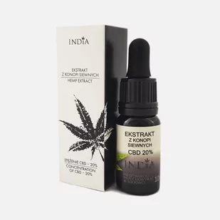 India India Ekstrakt z konopi siewnych CBD 20% - 10ml - Kosmetyki do kąpieli - miniaturka - grafika 1
