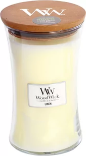 WoodWick Linen Świeca duża 1,11 kg 93135E - Świece - miniaturka - grafika 1