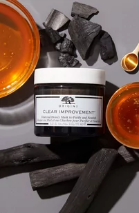 Origins Clear Improvement Clear Improvement Charcoal Honey Mask 75 ml - Maska do twarzy  75 ml - Maseczki do twarzy - miniaturka - grafika 4