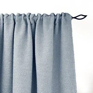 Zasłona BOUCLE BC2086 | błękitny 140 x 150 cm - Zasłony - miniaturka - grafika 1