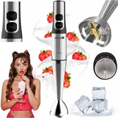 Blendery ręczne - Blender Ręczny Wielofunkcyjny Mikser Kuchenny Rozdrabniacz 1200W Łucznik - miniaturka - grafika 1