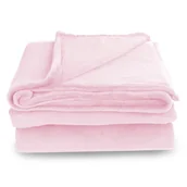 Koce - Jasnoróżowy koc z mikrowłókna Decoking Mic, 200x220 cm - miniaturka - grafika 1