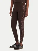 Legginsy - adidas Legginsy Seasonal Essentials Leopard Print KA2793 Brązowy Slim Fit - miniaturka - grafika 1